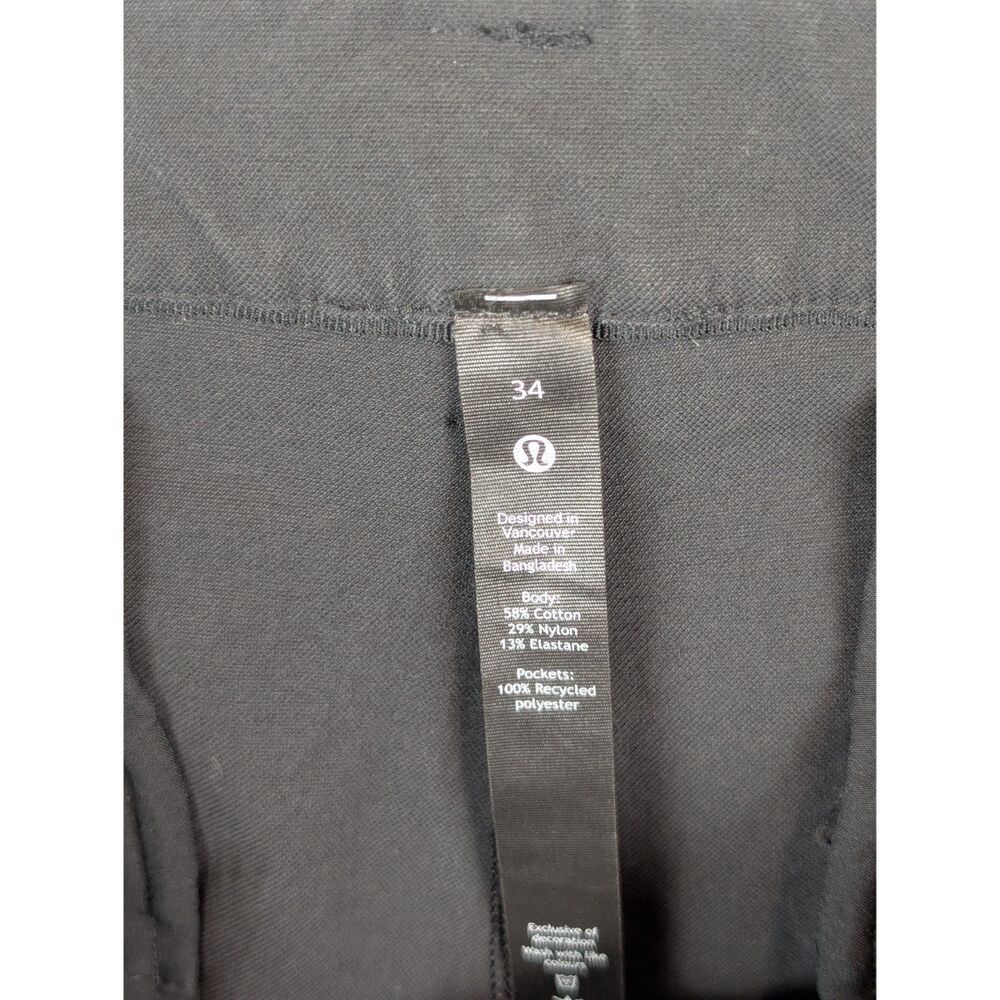 Lululemon Commission Shorts 9" Black Men's Size 34 - Picture 5 of 10